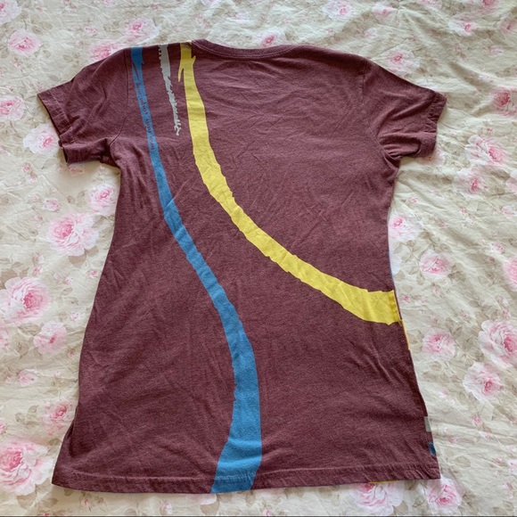 Burton T-shirt Winter Sun motif tee Live What You Love Size Medium - Picture 3 of 6